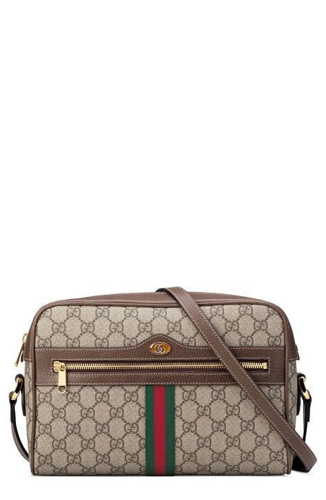 gucci supreme canvas crossbody bag|gucci ophidia gg crossbody bag.